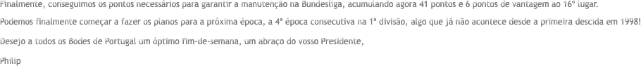 Finalmente, conseguimos os pontos necess�rios